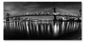 Akrilüveg fotó Manhattan éjjel