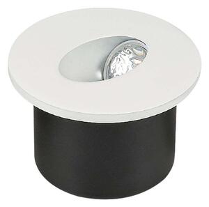 V-TAC 3W beltéri COB LED lépcsővilágítás, kerek, természetes fehér, 90 Lm/W - SKU 211208