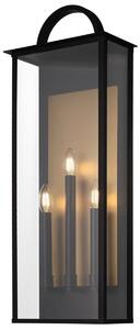 Cosmolight modern fali lámpa malibu fekete cosw03555bk