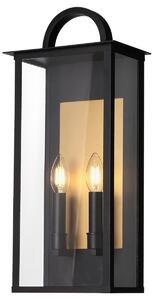 Cosmolight modern fali lámpa malibu fekete cosw02548bk