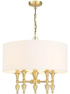 Cosmolight klasszikus csillár austin sárgaréz cosp05197br-wh