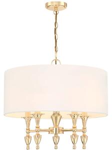 Cosmolight klasszikus csillár austin arany cosp05180au-wh