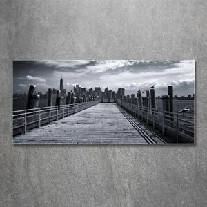 Akrilüveg fotó New york panoráma