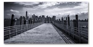 Akrilüveg fotó New york panoráma