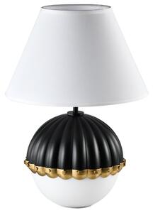 Cosmolight glamour modern asztali lámpa pralines fekete sárgaréz cost01275bk