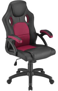 Juskys Montreal irodai szék - fekete / bordó