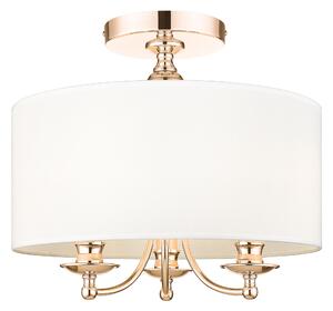 Cosmolight glamour modern mennyezeti lámpa abu dhabi fehér arany cosc03480au-wh