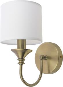 Cosmolight glamour modern fali lámpa abu dhabi fehér sárgaréz cosw01844br-wh