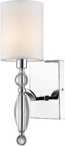 Cosmolight glamour modern fali lámpa cancun fehér króm cosw01780ch-wh