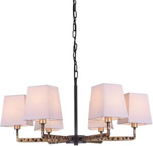 Cosmolight glamour modern csillár stockholm fehér fekete arany cosp06636bk au
