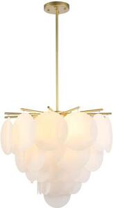 Cosmolight glamour modern függeszték tromso ekrü sárgaréz cosp04094br