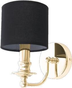 Cosmolight glamour modern fali lámpa abu dhabi fekete arany cosw01940au-bk