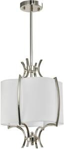 Cosmolight glamour modern függeszték faro fehér nikkel cosp01039ni-wh