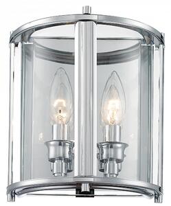 Cosmolight modern fali lámpa new york króm átlátszó cosw02899ch