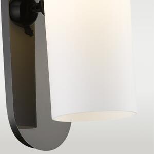 Cosmolight modern skandináv fali lámpa seoul fekete tejszínes cosw01773bk