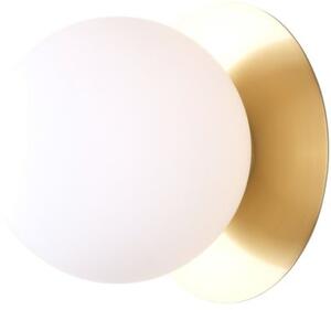 Cosmolight modern fali lámpa cape town fehér sárgaréz cosw01063br