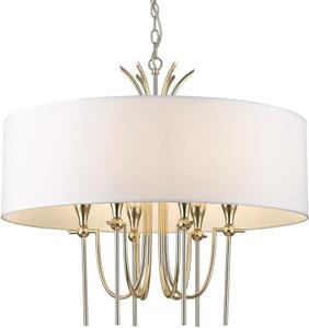Cosmolight glamour klasszikus csillár las vegas fehér arany cosp06704au-wh