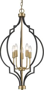 Cosmolight modern csillár nashville fekete arany cosp05186bk