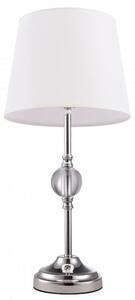 Cosmolight glamour klasszikus asztali lámpa monaco fehér króm cost01230ch-wh