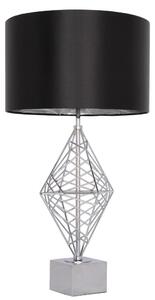 Cosmolight modern asztali lámpa caracas króm fekete ezüst cost01960ch