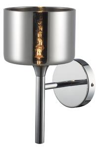 Cosmolight glamour modern fali lámpa copenhagen króm átlátszó cosw01059ch