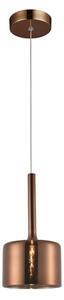 Cosmolight glamour modern függeszték copenhagen réz átlátszó cosp01028cu