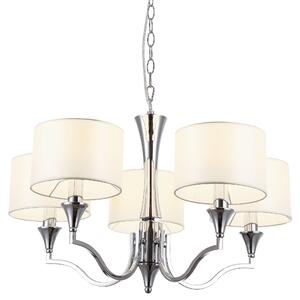 Cosmolight glamour klasszikus csillár washington fehér króm cosp05915ni-wh