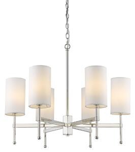Cosmolight klasszikus csillár denver fehér nikkel cosp06994ni-wh