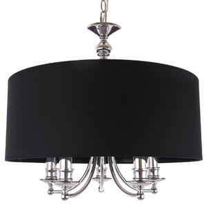 Cosmolight glamour klasszikus csillár abu dhabi fekete ezüst cosp05697ch-bk