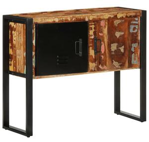 VidaXL konzolszekrény többszínű 90x35x75 cm tömörfa újrahasznosított