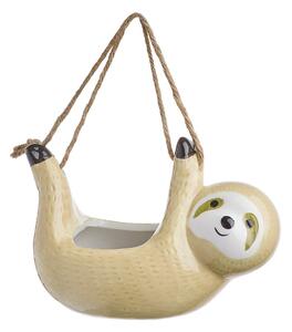 HANG LOOSE felakasztható kaspó, lajhár 10cm