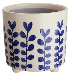 NEW DELFT kaspó, Ø 13,5 cm, kék virágos