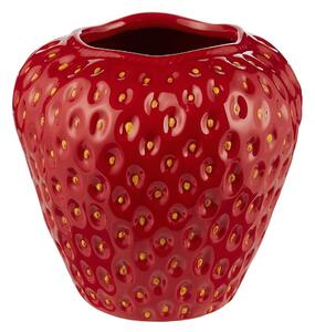 STRAWBERRY váza, piros 26,5 cm