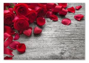 Akrilkép Vörös rózsák