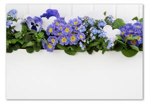 Akrilkép Kék virágok