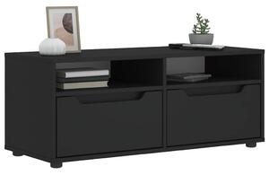 VidaXL VISNES fekete szerelt fa TV-szekrény 100x40x38 cm