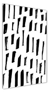 Üvegkép nyomtatás Fekete-fehér folt