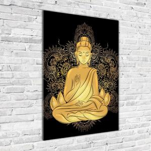 Üvegkép Buddha mandala