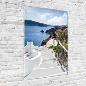 Üvegkép falra Santorini, görögország