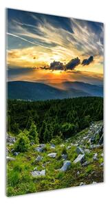Üvegfotó Panoráma a hegyek