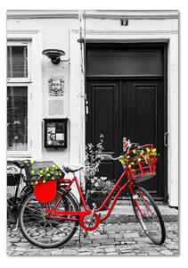 Üvegkép falra Városi kerékpár