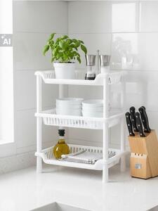 Sinsay - Háromszintes álló polc - fehér