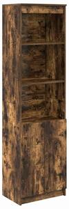 VidaXL füstös tölgy színű szerelt fa magasszekrény 50x35x180 cm