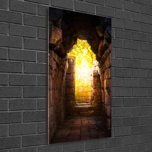 Üvegkép falra A pincében a vár
