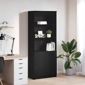 VidaXL fekete tölgy szerelt fa magasszekrény 70 x 35 x 180 cm
