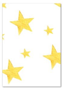 Üvegkép nyomtatás Sárga csillag