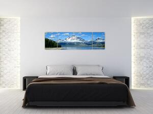 Kép - havas, hegycsúcsok (170x50cm)