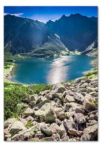 Üvegfotó Fekete tó tatry