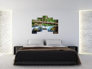 Festmény egy lakáshoz - hegyi patak (125x90cm)