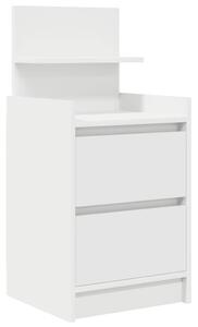 VidaXL 2 db fehér éjjeliszekrények 2 fiókkal 38x34x80 cm